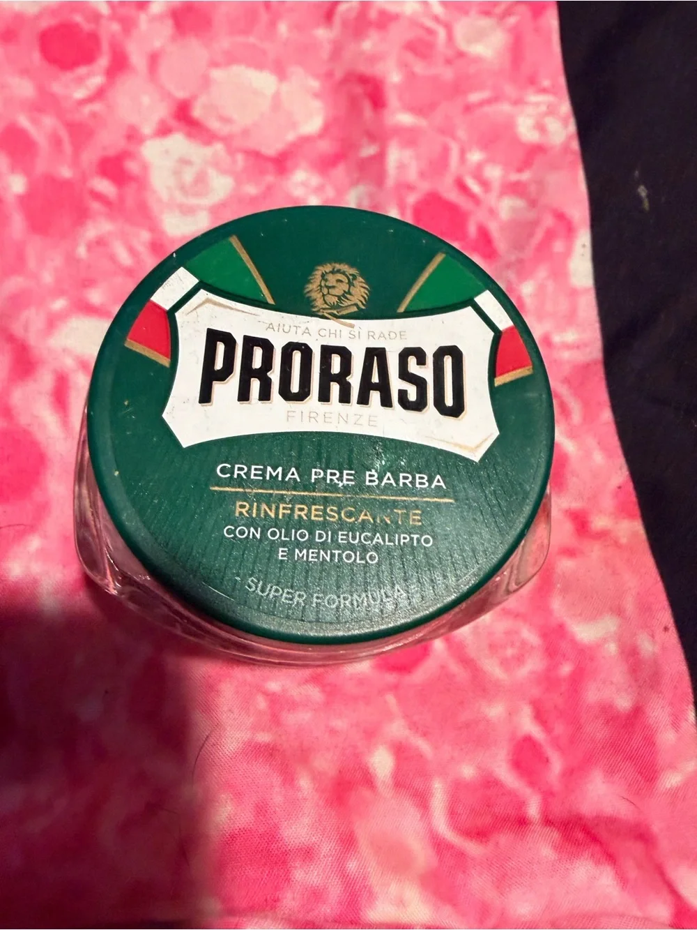 NWT Puraso Pre-Shave Cream - Refreshing Eucalyptus & Menthol 3.6 oz